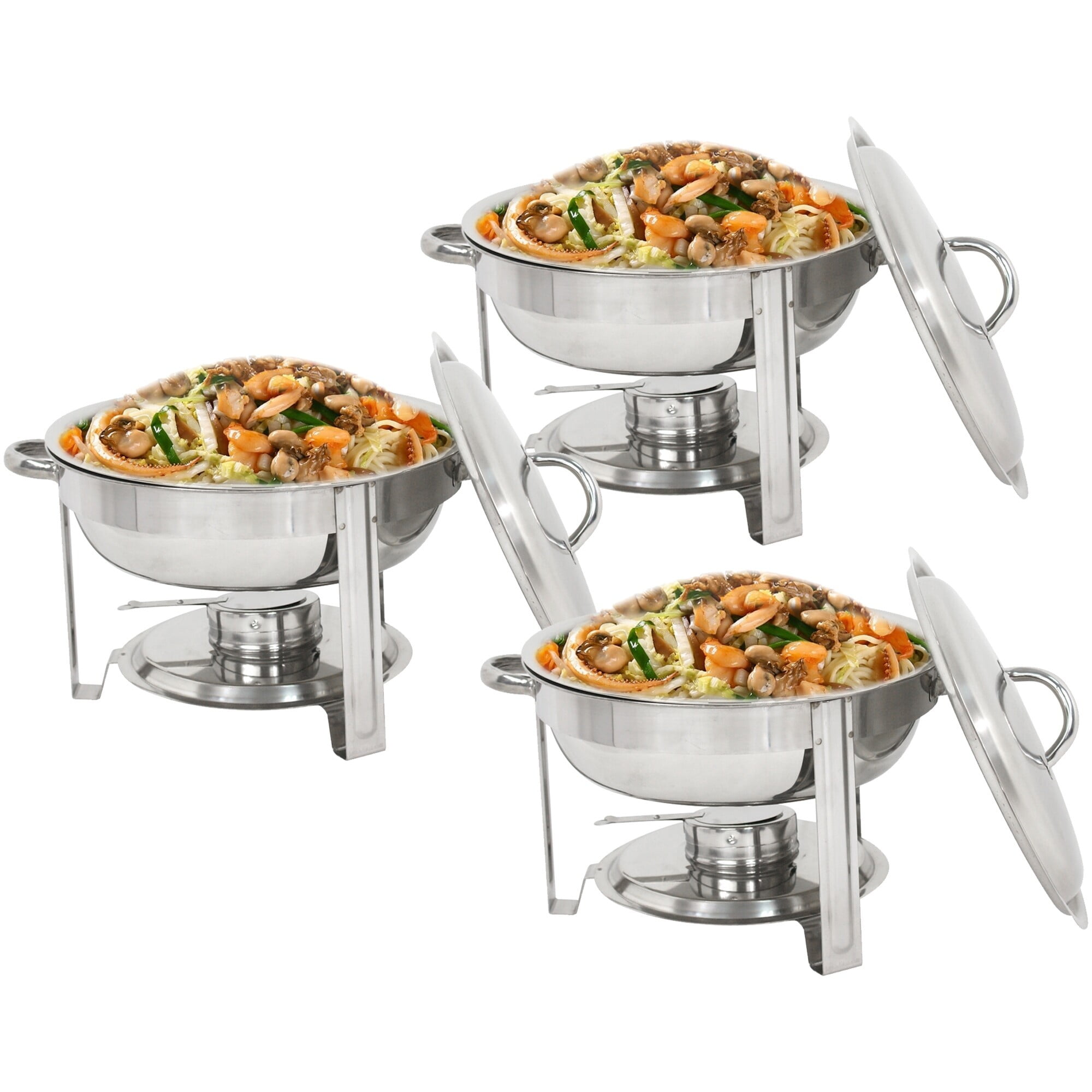 ZENY Home Wedding Banquet Buffet Chafing Dishes 5 Qt Catering Stainless