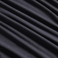 thumbnail image 3 of Sábana bajera ajustable de franela de la colección Sweet Home, completamente negra, 3 of 3