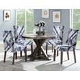thumbnail image 2 of Dining Room Chair Slicovers Stretch Chair Covers for Dining Room Parsons Chair Slipcover Removable Washable Kitchen Chair Covers Protector for Kitchen, Hotel, Ceremony (Set of 6, White/Gray), 2 of 6