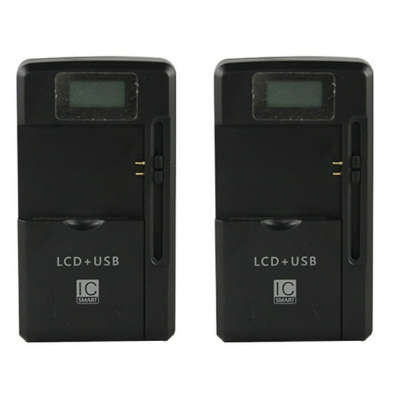 2X 4.2V Mobile Universal Battery Charger Wall Travel Charger for Cell Phone PDA Camera Li-Ion Battery Charging US Plug