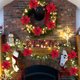 thumbnail image 4 of 10/5 piezas de 15 cm de flores navideñas con purpurina, flores artificiales de Pascua, adorno para árbol de Navidad, decoración del hogar, Navidad, Año Nuevo, 4 of 5