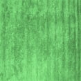 thumbnail image 1 of Ahgly Company Indoor Square Abstract Emerald Green Contemporary Area Rugs, 3' Square, 1 of 4