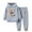 Gray, variant on SGFCWSX Girls 2 Piece Sets Hoodie Fall Outfits Warm Skinny Sweatpants and Sweatshirts Set Black Size 7-8T
