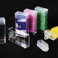 thumbnail image 3 of FNNMNNR 64 Grids Plastic Seed Storage Box Seeds Storage Organizer with Label Stickers Seed Container Storage for Flower Seeds Vegetable Seeds Clover Seeds Basil Seeds Tomato Seeds, 3 of 12