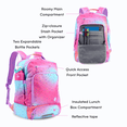 thumbnail image 4 of J World Unisex Packmate 2 in 1 Backpack With Built-in Lunch Bag, Confetti, 4 of 8