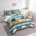 thumbnail image 3 of Castle Fairy Galloping Horse Twin Bedding Sets,Tribal Aztec Bedding Comforter Set, 3 of 8