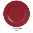 thumbnail image 5 of Mainstays Brynn 12-Piece Stoneware Dinnerware Set Red, 5 of 10