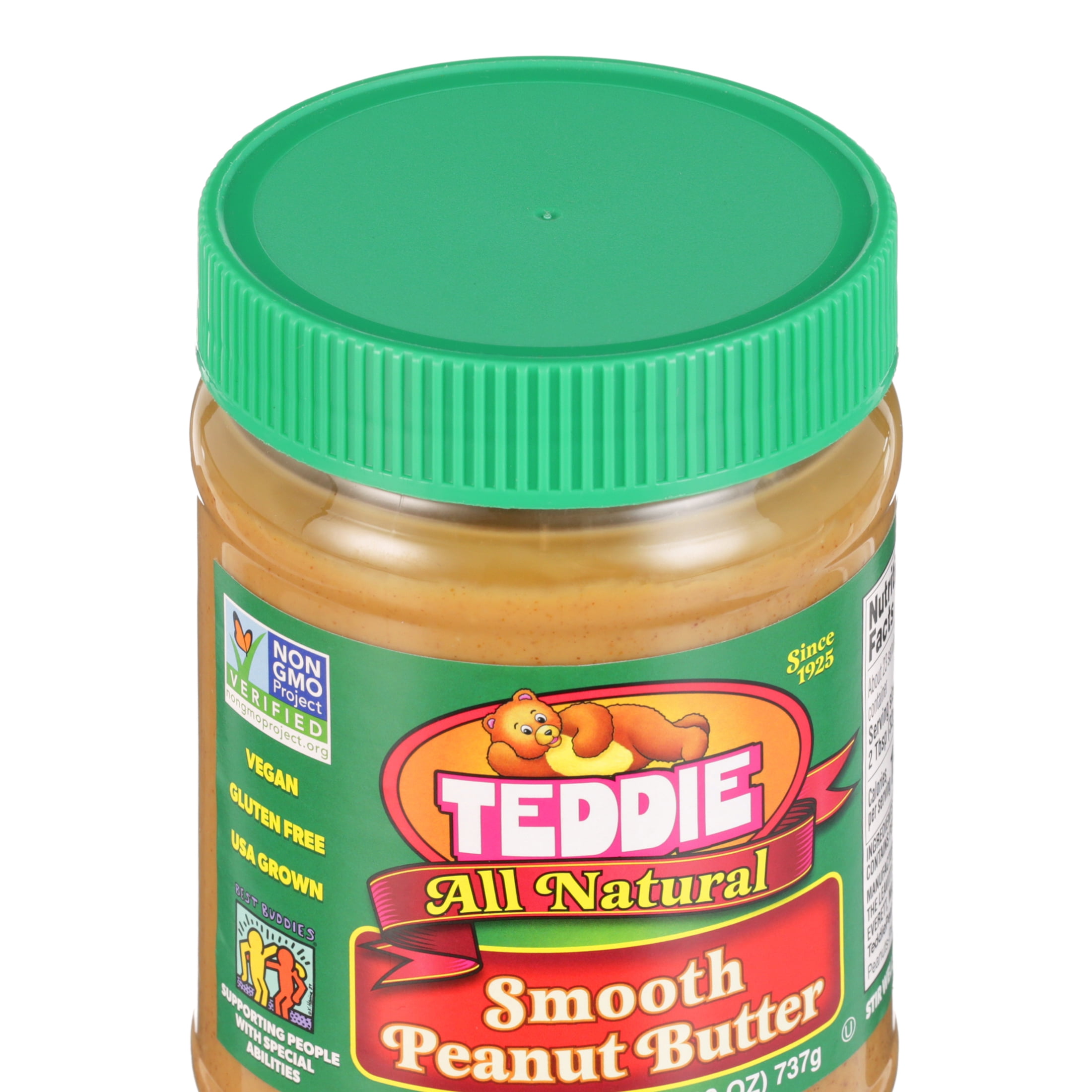 Natural Smooth Peanut Butter - Teddie Natural Peanut Butter
