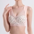 thumbnail image 5 of Guluxicc Womens Seamless Bras Wireless Bra No Underwire Comfort Push Up Bralette, Pink, S, 5 of 6