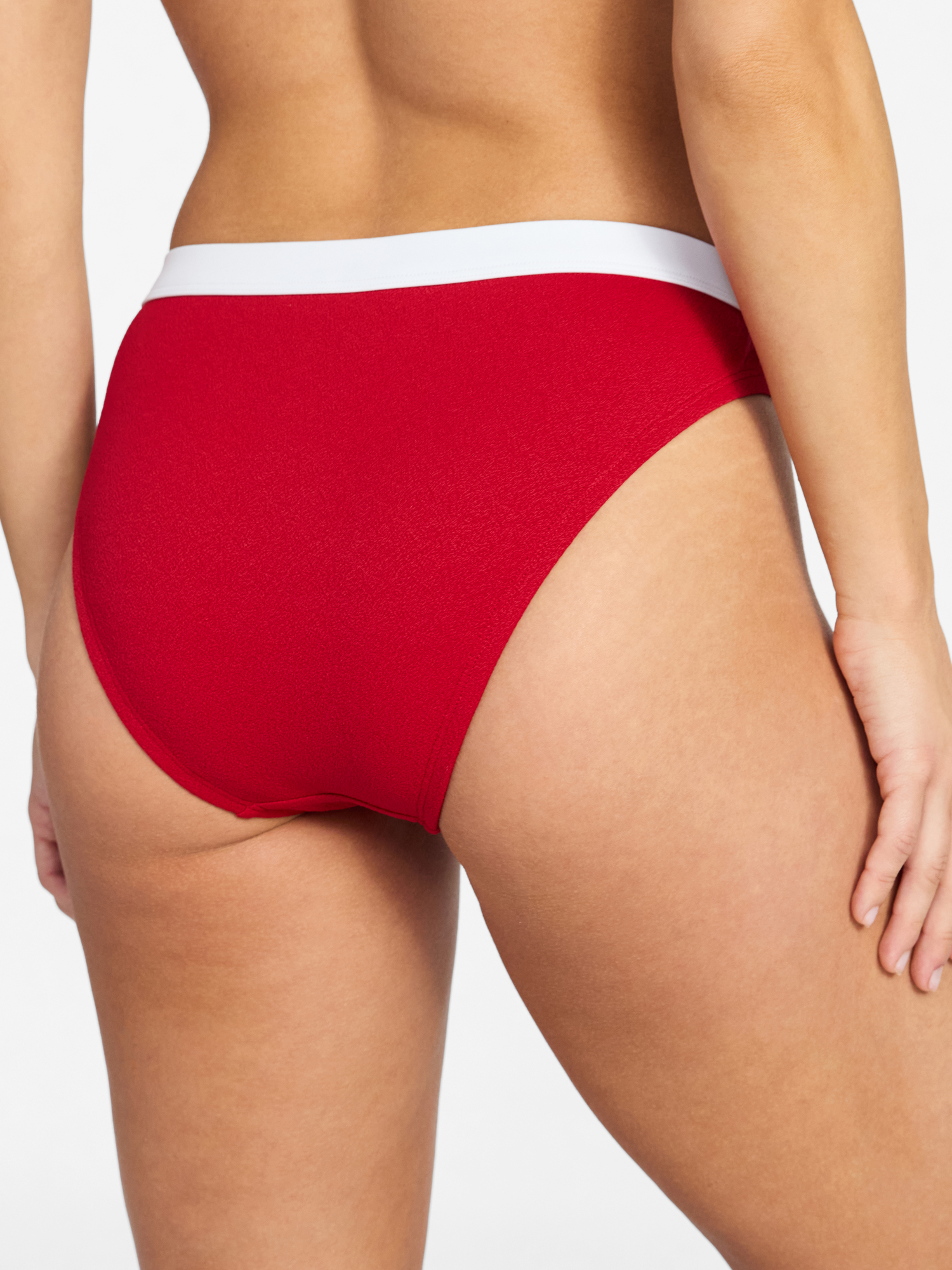 Time and Tru Women's and Women's Plus Size Contrast Banded Bikini Bottoms, Sizes XS-3X