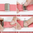 thumbnail image 4 of Women Adjustable Apple Watch Band Nylon Braided 38/40mm Watch Strap Replacement for iWatch, Pink, 4 of 7