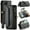 Black, variant on Crossbody for Samsung Galaxy A12 Case Wallet【RFID Blocking】with 10-Card Holder Zipper Bills Slot, Soft PU Leather Magnetic Shoulder Wrist Strap for Galaxy A12 Wallet Case Women