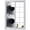 Gray, variant on Abstract Art Window Privacy Film, Red Black Gradient Flames Vertical Blocks Modern Frosted Glass Window Clings Static Cling UV Heat Blocking Reusable Door Sticker for Bathroom 35.4 x 78.7 Inch