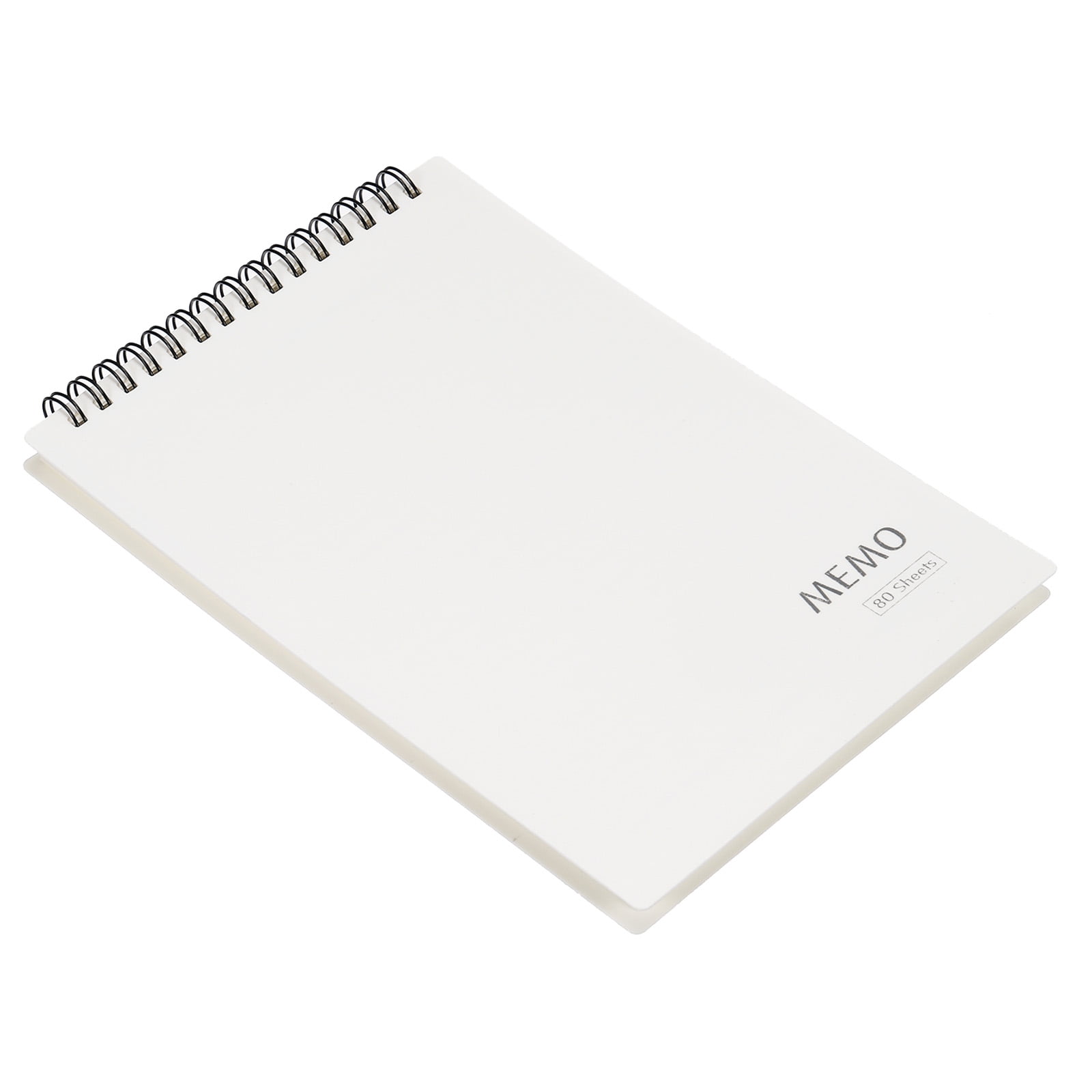 Uxcell A5 Top Spiral Graph Notebook 80 Sheets Grid Paper Hardcover Memo