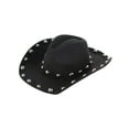 thumbnail image 2 of CTM  Western Ball Studded Trim Cowboy Hat (Women), 2 of 5