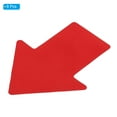 thumbnail image 3 of 6x4.7" Arrow Sticker Directional Sign Frosted Finish Adhesive Removable Floor Decal, Red, 8 Pack, 3 of 5