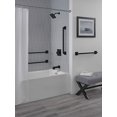thumbnail image 2 of Angular Modern Decorative ADA Grab Bar - 18" in Matte Black, 2 of 3