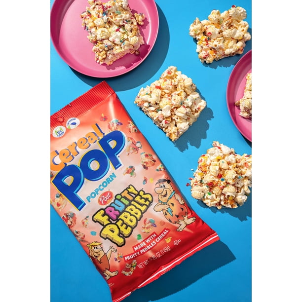 Cereal Pop Fruity Pebbles Popcorn, 5.25 oz. - Walmart Business
