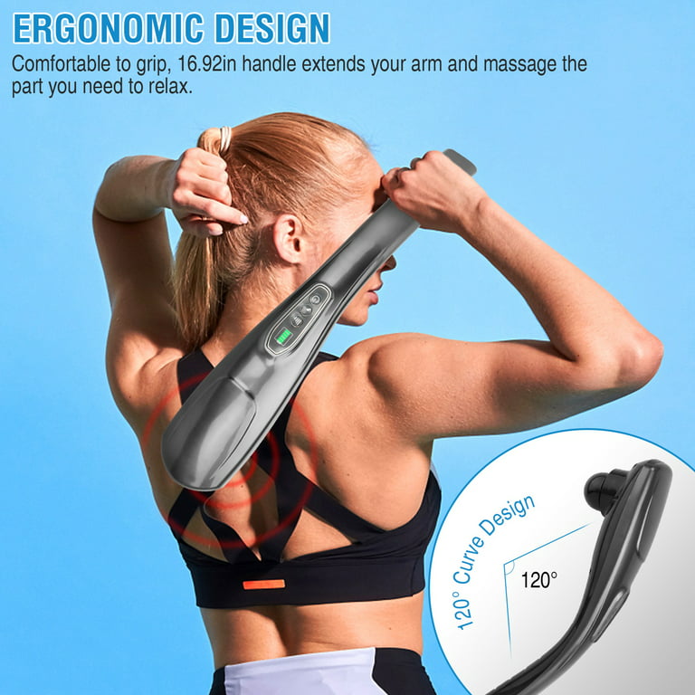 Neck and Back Massager with Handles @