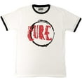 thumbnail image 1 of The Cure Unisex Ringer T-Shirt Circle Logo, 1 of 1