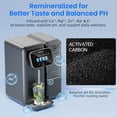 thumbnail image 4 of Hydrofast Reverse Osmosis Countertop Water Filtration System with Cold Water Function, Smart Touchscreen & 6-Stage Filtration Hydrofast C100, 4 of 23