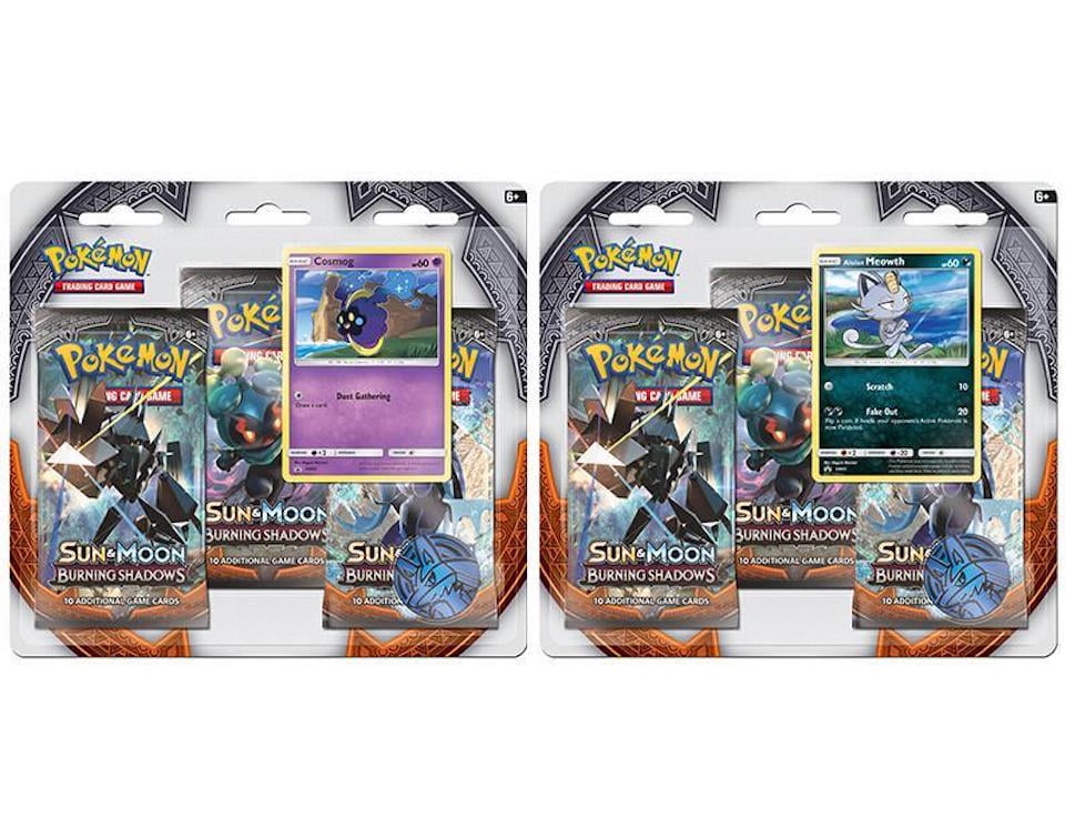 Details about   Pokemon Sun & Moon Burning Shadows Blister with 3packs  