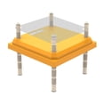 thumbnail image 4 of Placa calefactora para incubación de pollos Calentador eléctrico para pollos Calentador eléctrico Altura y ángulo ajustable Incubación de 25cm Juego A Sunnimix Calentador de jaula de pollitos, 4 of 8