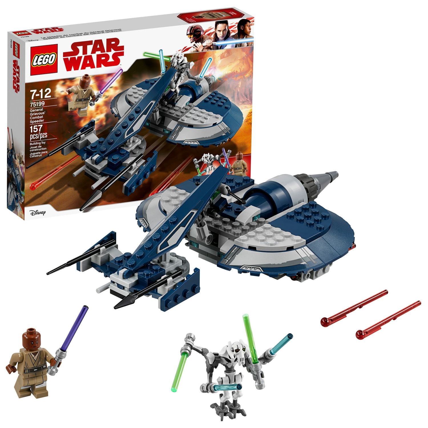 LEGO Star Wars: The Clone Wars General Grievous' Combat Speeder 75199 Toy Building Kit (157 Pieces)