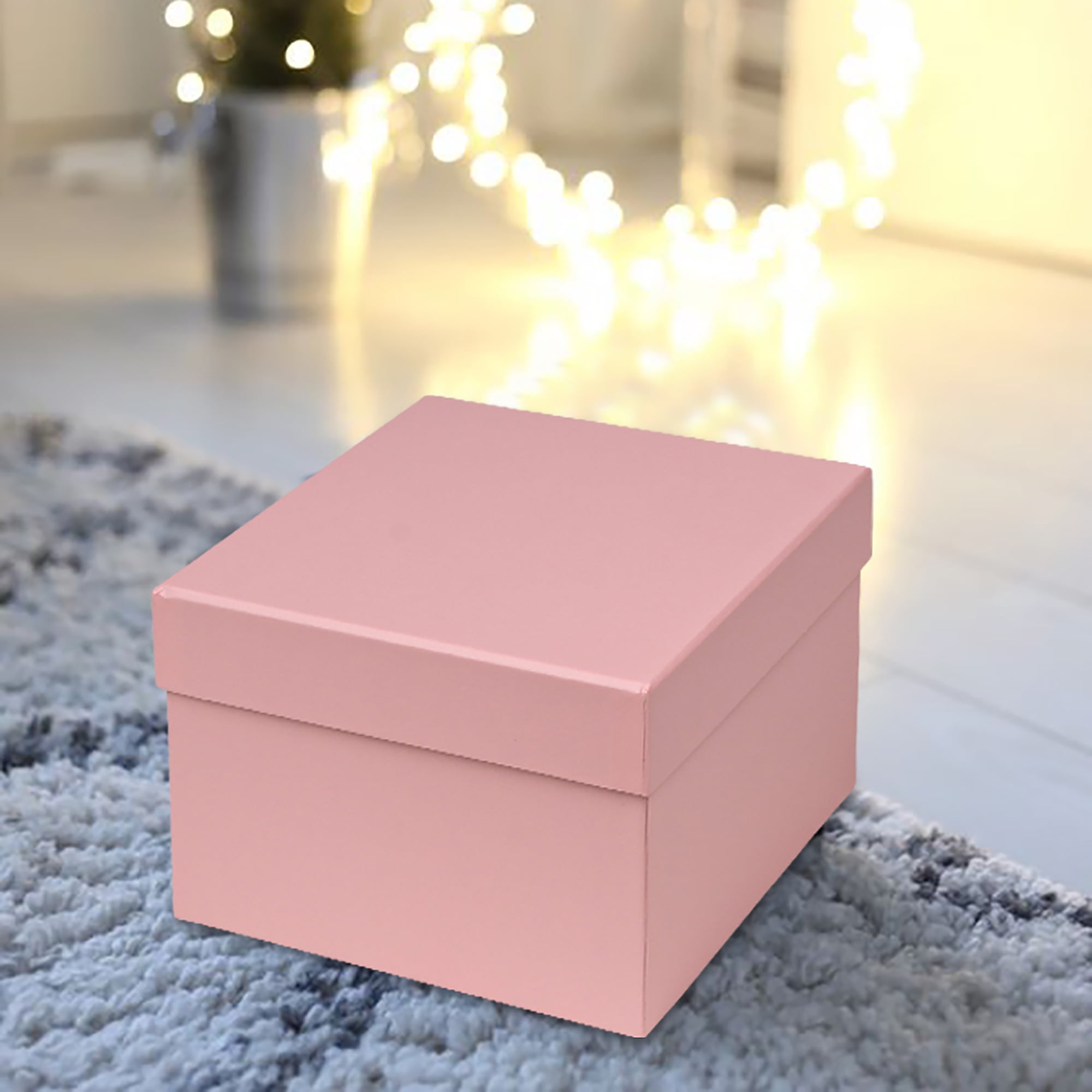 Round Gift Box Pink Gift Boxes with Lids for Presents 4 Packs Luxury  Nesting Gift Boxes Small with 17ft Ribbon for Bridesmaid Pink Valentines  Gift