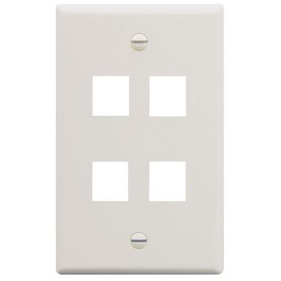 ICC IC107F04WH - 4Port Face White