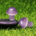 thumbnail image 4 of GUANGHONG Semi Mini Small Shape Natural Gem Polished Gem Rose Quartz Amethyst Flower Pot Fish Tank Decorative Stone Small Ornament, 4 of 7