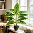 thumbnail image 5 of Artificial Money Tree Potted Plant Large Faux Greenery Fake Plant for Garden Porch Office Home Indoor Outdoor Decor, 5 of 6