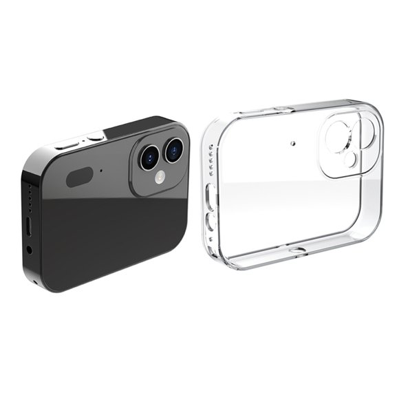 D6 Digital Camera 4K HD Camcorder Music Player Touch Control Screen Video Blog Camera Night Vision 64MP Camcorder Black