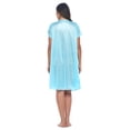 thumbnail image 4 of Casual Nights Nightgown - Women's Short Sleeve Tricot Nightgowns, Flutter Sleeves and Lightweight Silky Fabric, 4 of 5