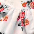 thumbnail image 4 of Fesfesfes Girls Outfits Cute Casual Children Bandage Print Short Sleeve Round Neck Tops And Short Pants Sets, 4 of 4