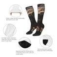 thumbnail image 3 of Sigee Starry Night Black Sheep for Socks for Men Women Socks Stocking Compression Socks, 3 of 6