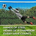 thumbnail image 5 of FIGHTSENSE Soccer Goalie Gloves for Kids Youth Boys,Football Goalkeeper Gloves,4mm Latex Palm,Breathable,Anti-Slip Strong Grip,Double Wrist Protection, 5 of 6