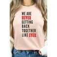 thumbnail image 3 of Never Getting Back Together Music Graphic Tee T-Shirt, 3 of 6