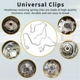 thumbnail image 3 of Car Bulb Clip, Long Lasting Front Left Right Stainless Steel High Strength Headlight Retainer Spring Clip  for H1 H3 H4 H7 Bulbs, 3 of 7