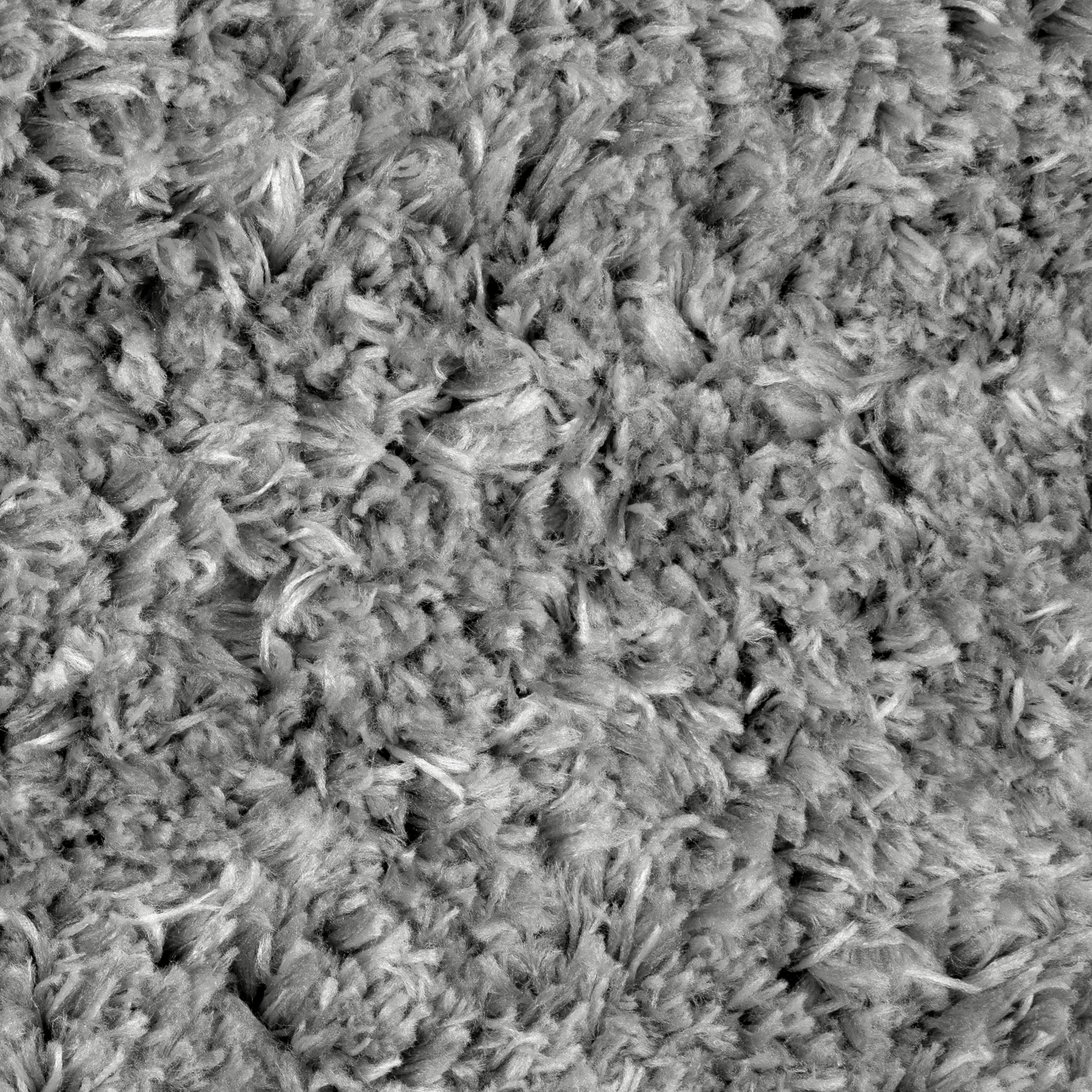 Mainstays 9' x 12' Gray Microfiber Plush Shag Area Rug – Soft, Durable Indoor Rug for Living Room, Bedroom, or Dining Room