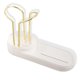 thumbnail image 2 of Estante para fregadero, soporte de esponja lavable desmontable, soporte de cepillo a prueba de humedad, contenedor de almacenamiento, herramientas de limpieza, accesorios de escurridor, blanco Speravity HA012607-01B, 2 of 7