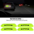 thumbnail image 3 of Car Safety Decal, Reflective Warning Sticker, Visible Distance 300m, 4Pcs Set, 5 Color Options, Prism Reflection for Quick Notice,Suitable for Night Driving, Ensuring Car Safety, 3 of 7