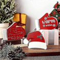 thumbnail image 3 of Christmas Tiered Tray Decor Farmhouse Hat And Signs (red)(3pcs), 3 of 5