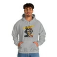 thumbnail image 3 of Jean-Michel Basquiat Portrait Urban Art Icon Hoodie, Black History Art love, 3 of 3