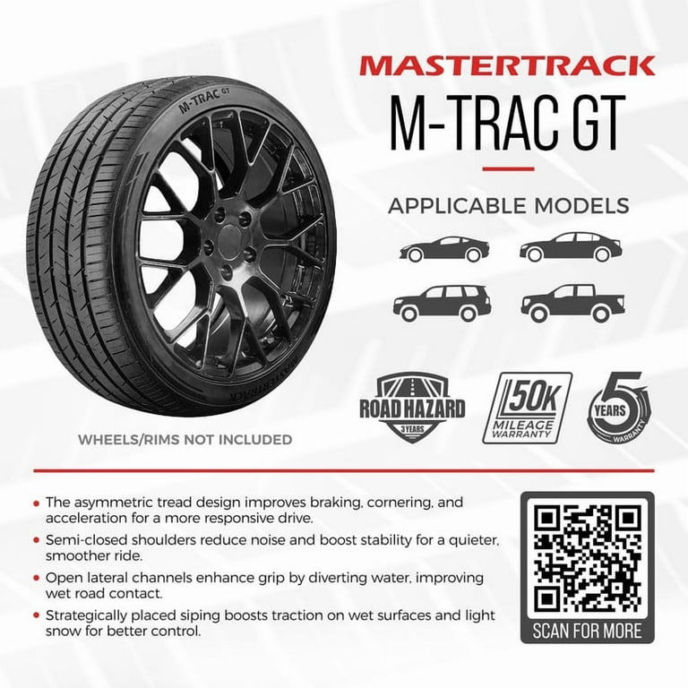 Mastertrack M-TRAC GT High Performance 265/35R22 Tire - Walmart.com