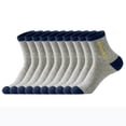 thumbnail image 2 of Yutgune Cotton Crew Socks For Men Soft Breathable Dress Running Mens Socks Men's Socks Multi Pack 5 Pack, 2 of 3
