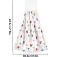 thumbnail image 3 of 2 PCS Microfiber Hand Towels, Spring Flowers Soft Absorbent Kitchen Hand Towels with Loop, Quick Dry Microfiber Cleaning Cloths Bath Hand Towels, 12"x17", 3 of 6