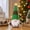 #129Green, variant on Gnome Tabletop Decor, Handmade Swedish Figurine, Christmas Mantel Accent, Soft Fabric Craft and Adorable Festive Hat for Mantel Shelves, Shelf Corners and Table Centers