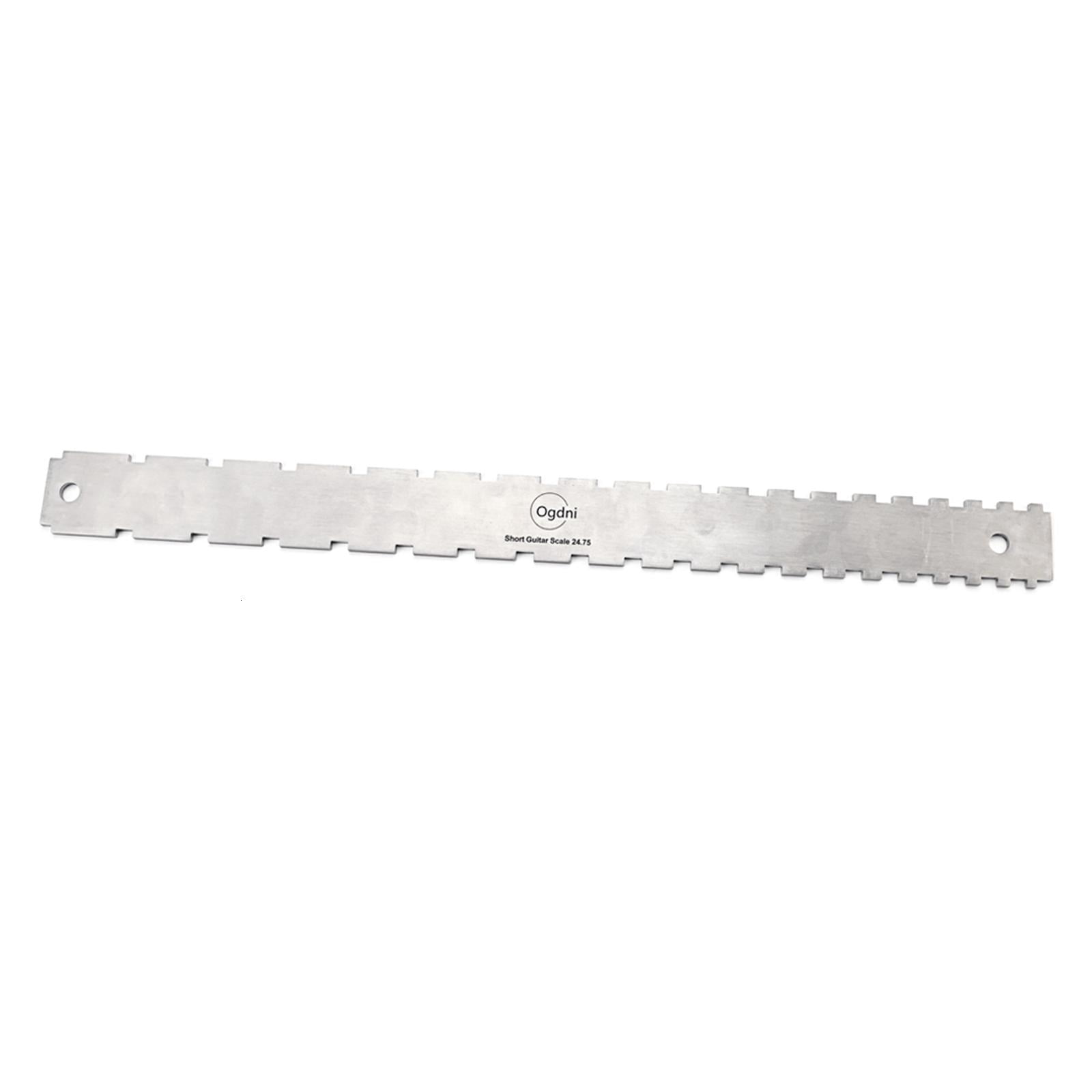 Yihuala Guitar Notched Straight Luthiers Tool String Action Ruler Guitar Notched Straight String Height Gauge