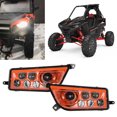 thumbnail image 4 of Headlight For  Atv Headlamp Pair ATV LED Headlight Waterproof 6000K Fit For  General/RZR XP 1000/XP, 4 of 8